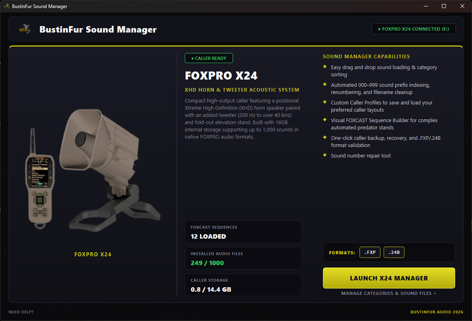 Sound Manager Screenshot 1
