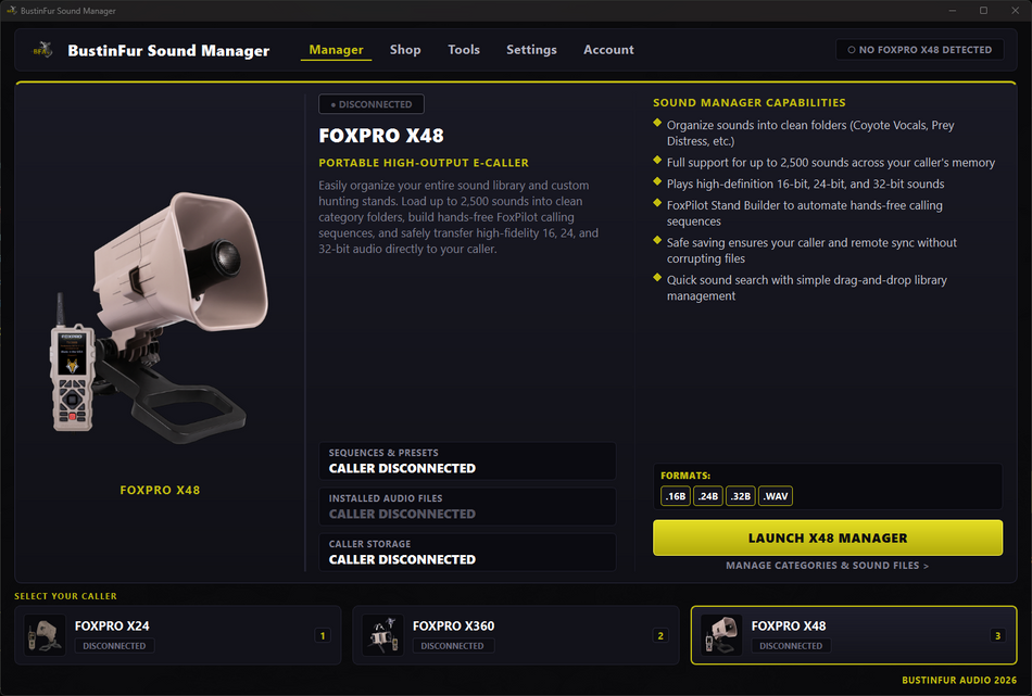Sound Manager Screenshot 1